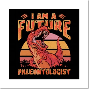 Paleontology Funny Fossil Hunter Future Paleontologist Paleontologist Geologist Posters and Art